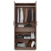 Premium particle board 2 door wardrobe